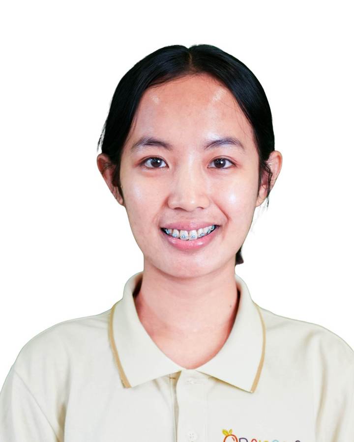 Hang Socheat, teaching assistant in Bunny Class at Orange Crest Preschool