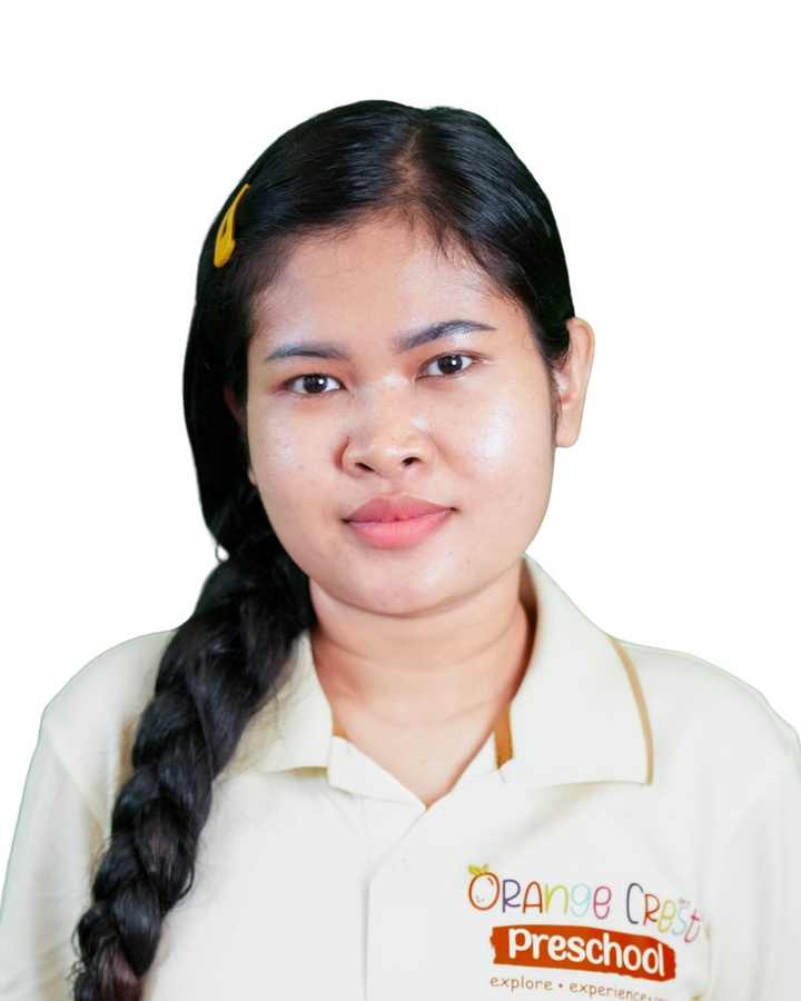 Horn Thavy, teaching assistant in Panda Class at Orange Crest Preschool
